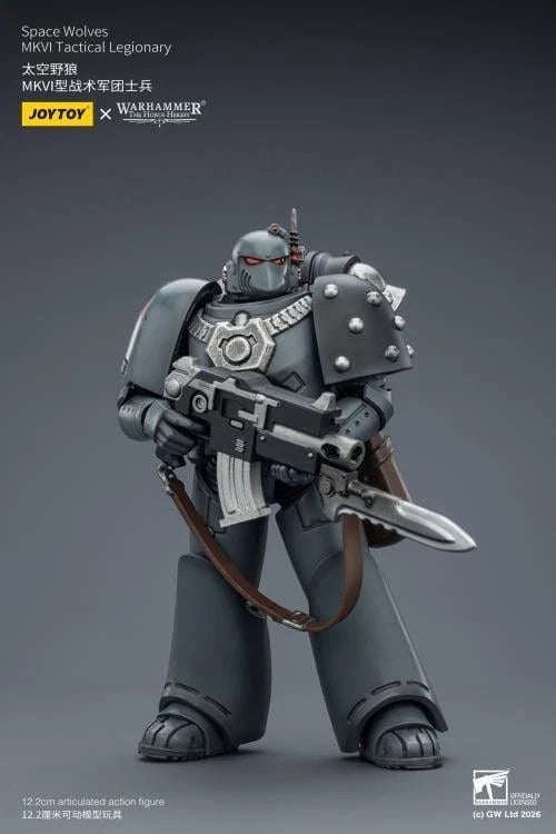 Warhammer: The Horus Heresy JoyToy Space Wolves MKVI Tactical Legionary 1/18 Scale Action Figure