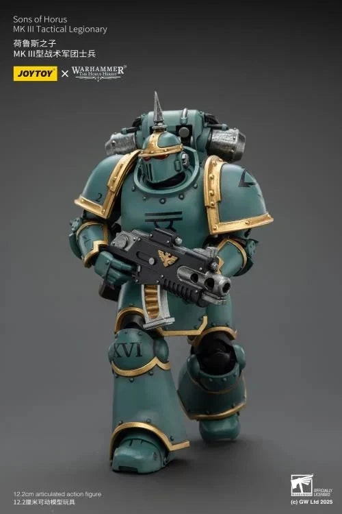 Warhammer 40k Joytoy Sons of Horus Legionary Horus Heresy MkIII 30k 1 18 UK