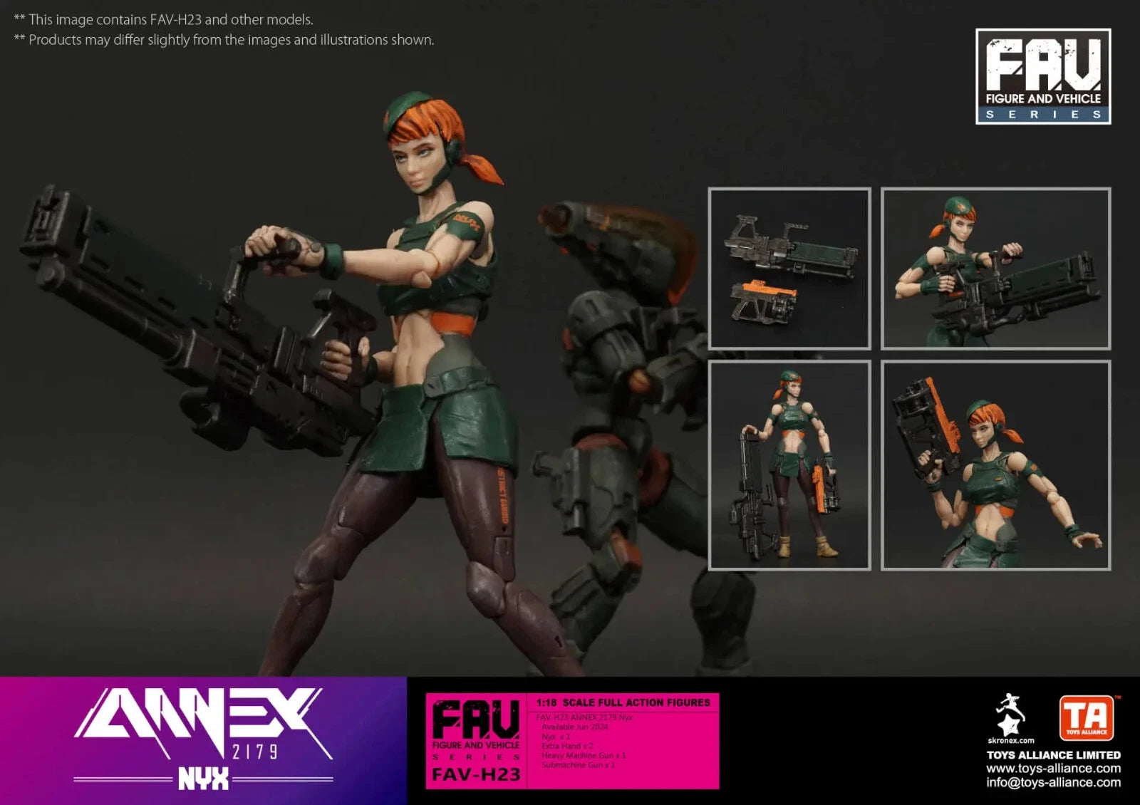 Acid Rain World FAV-H23 Nyx 1/18 Scale Action Figure