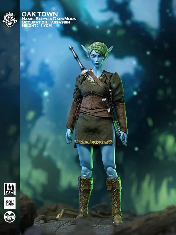 Lazy Monster Studio Oak Town Berylia Darkmoon Assassin 1/12 Scale Action Figure