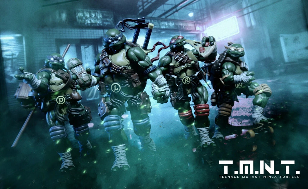 JoyToy Source Teenage Mutant Ninja Turtles 1/18 Scale Action Figures — Complete Set of 4