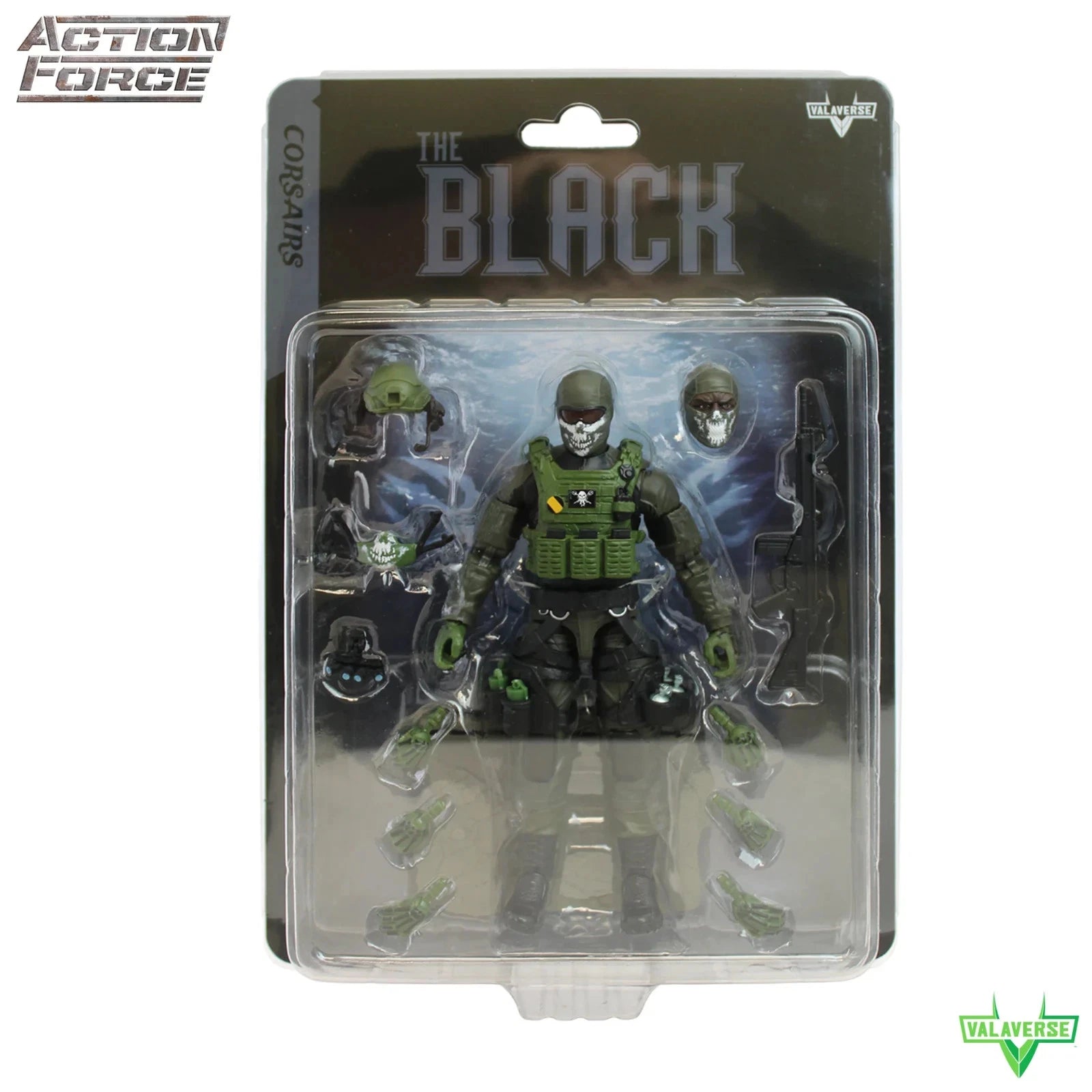 Valaverse Action Force The Black Corsairs (ver. B) GI Joe 1/12 Action Figure