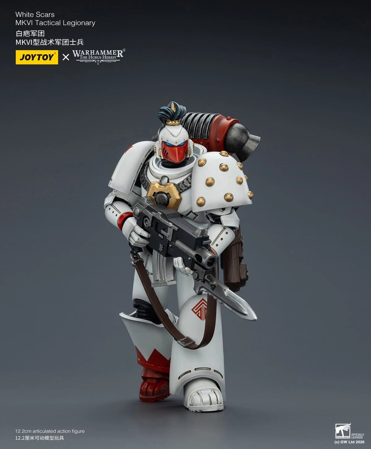 Warhammer: The Horus Heresy JoyToy White Scars MKVI Tactical Legionary 1/18 Scale Action Figure