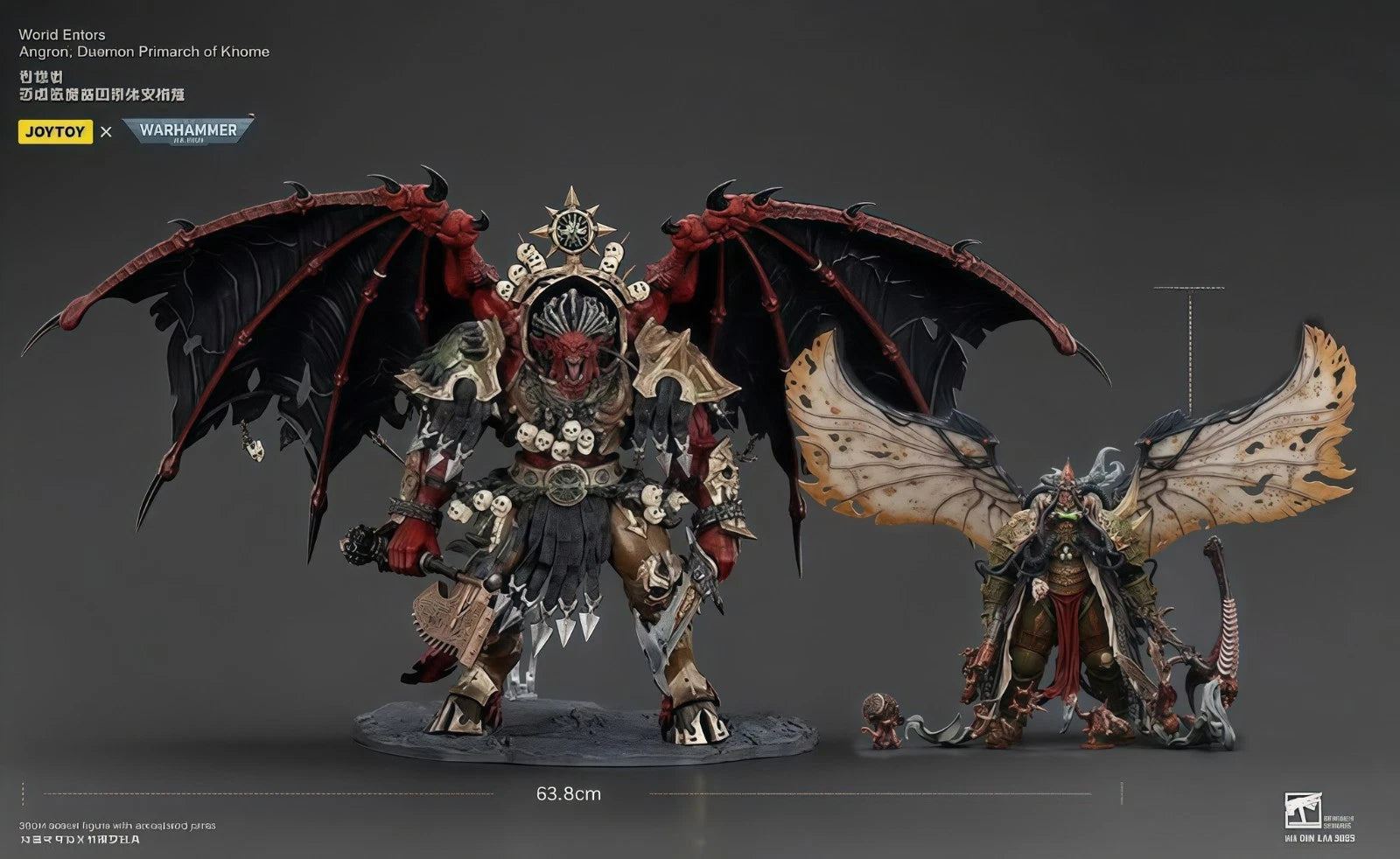 Warhammer 40k Joytoy Mortarion Daemon Primarch Death Guard Chaos 1 18 figure UK