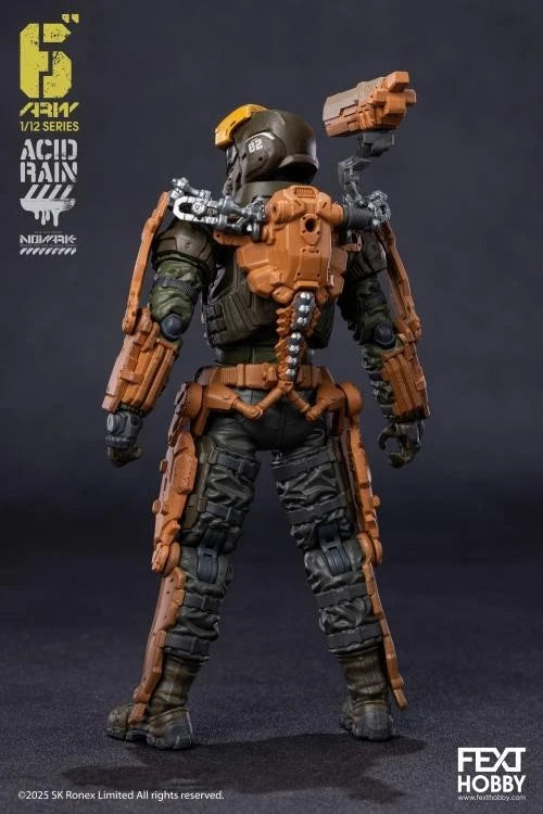 Acid Rain World: Novark Wave 1 four figures Fext 1/12 Scale Action Figures UK