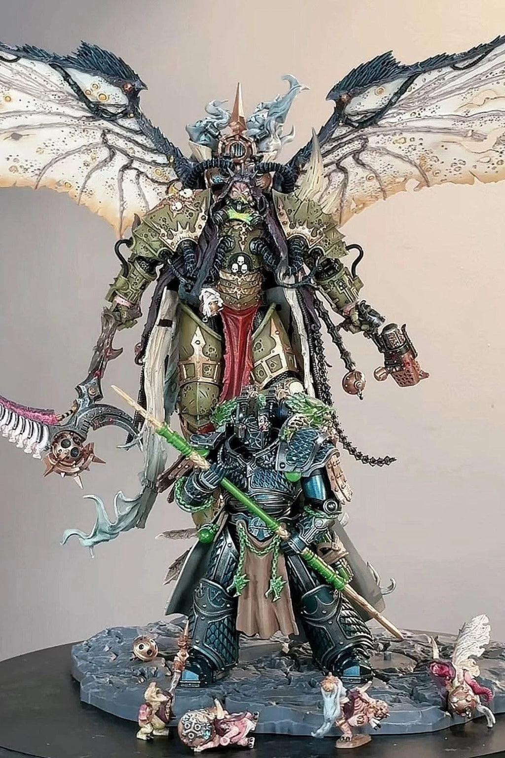Warhammer 40k Joytoy Mortarion Daemon Primarch Death Guard Chaos 1 18 figure UK