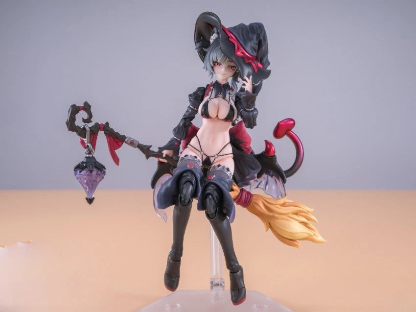 Hoshikawa Cat (black hair version) Ciyuanjuxiang Trainee Witch 1/12 figure