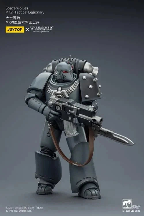 Warhammer: The Horus Heresy JoyToy Space Wolves MKVI Tactical Legionary 1/18 Scale Action Figure