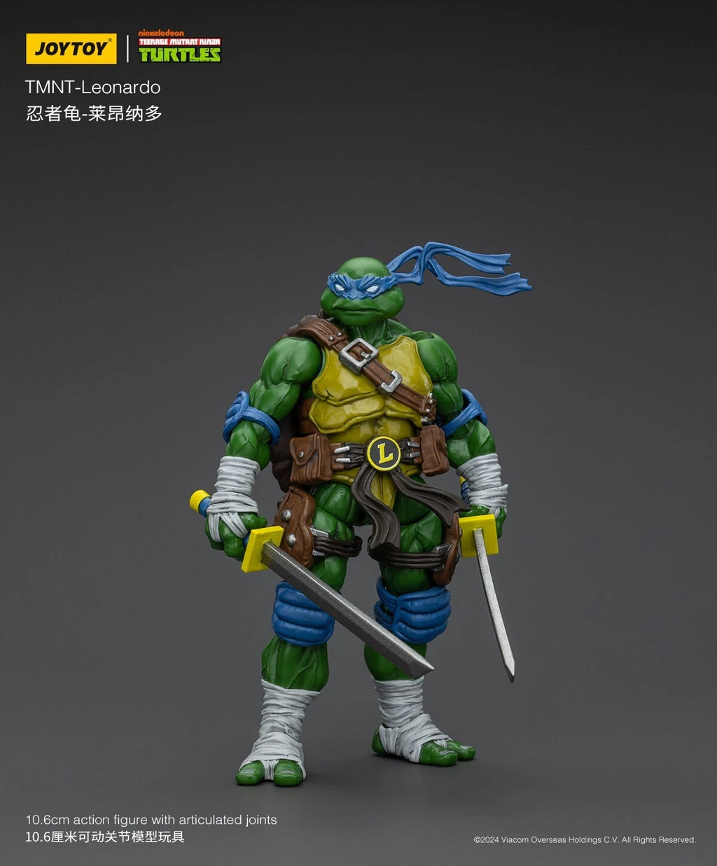 JoyToy Source Teenage Mutant Ninja Turtles Leonardo 1/18 Scale Action Figure