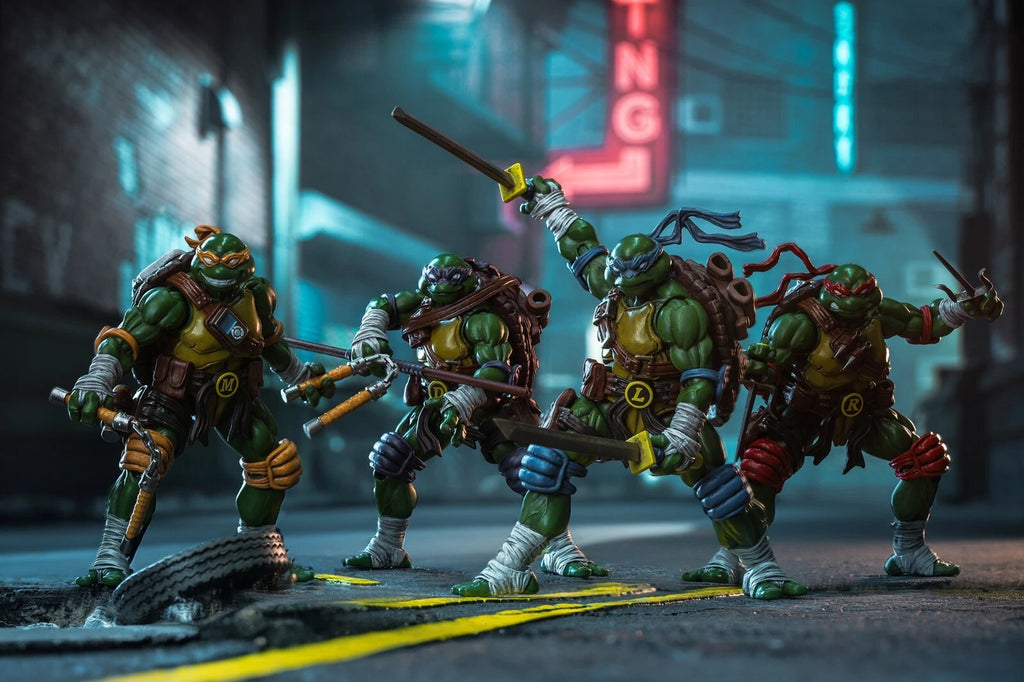 JoyToy Source Teenage Mutant Ninja Turtles 1/18 Scale Action Figures — Complete Set of 4