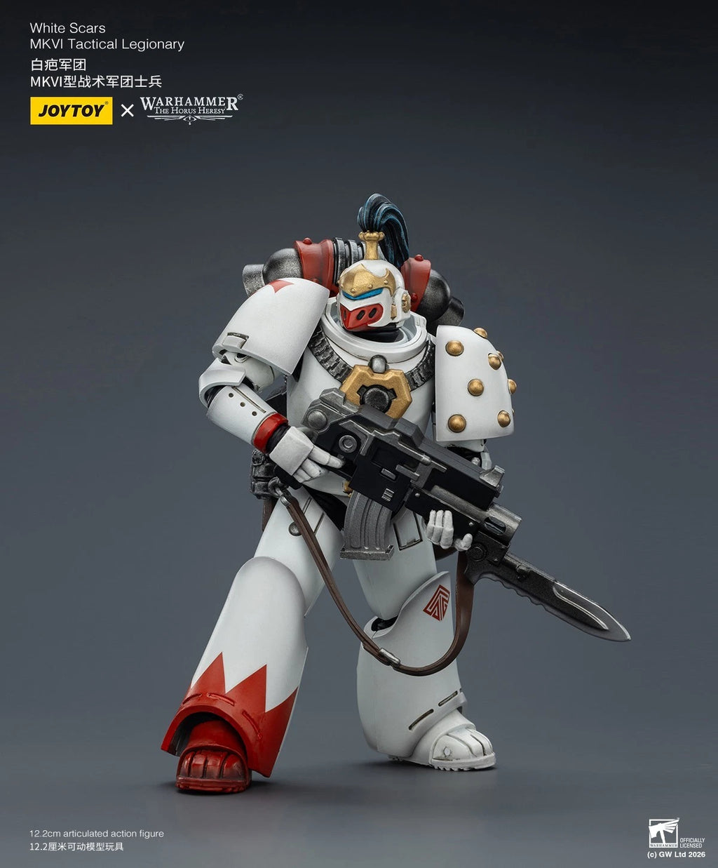 Warhammer: The Horus Heresy JoyToy White Scars MKVI Tactical Legionary 1/18 Scale Action Figure