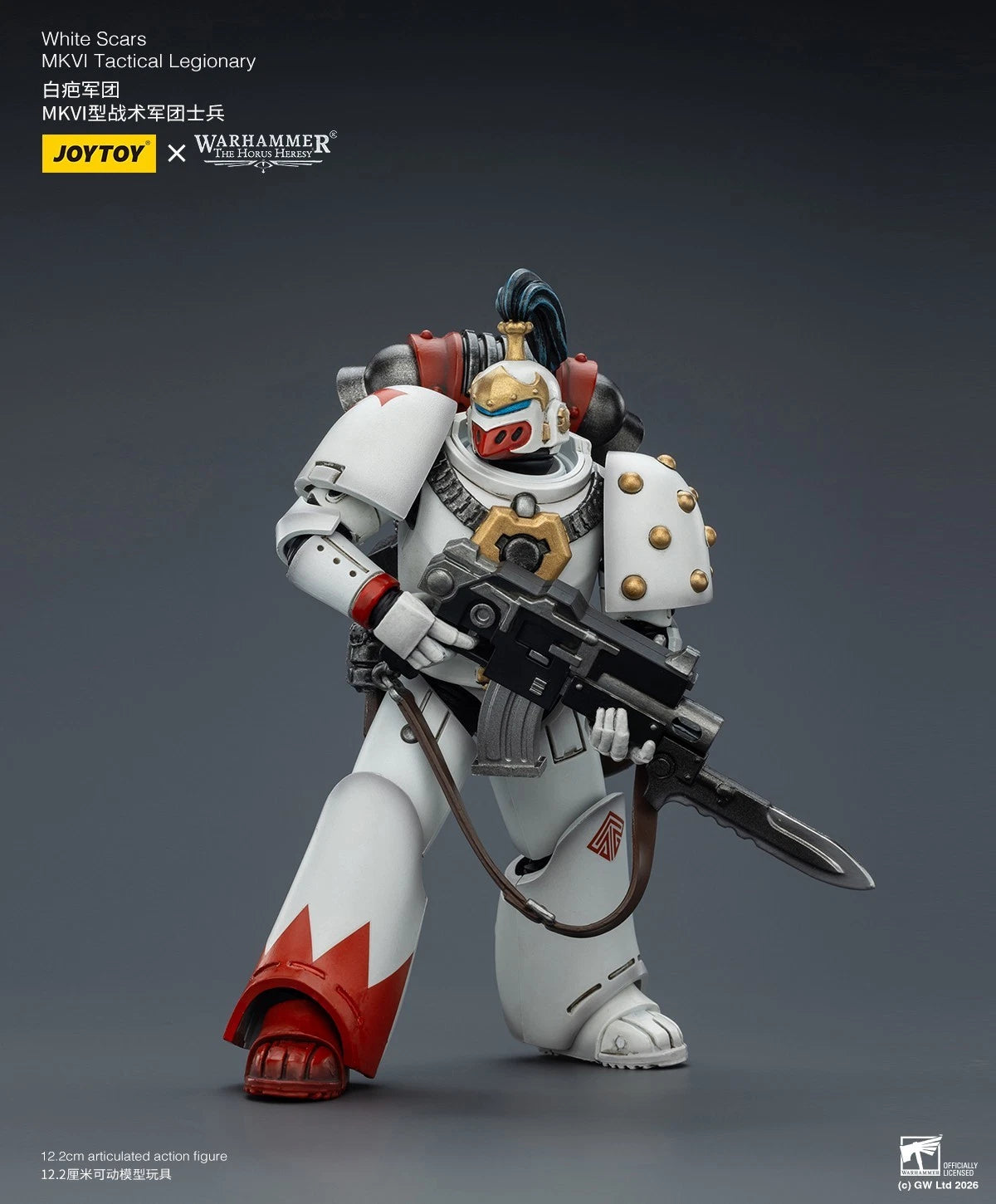 Warhammer: The Horus Heresy JoyToy White Scars MKVI Tactical Legionary 1/18 Scale Action Figure