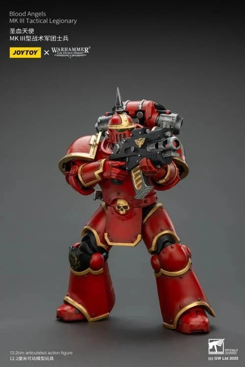 JoyToy Blood Angels MKIII Tactical Legionary – Warhammer: The Horus Heresy 1/18 Scale Figure