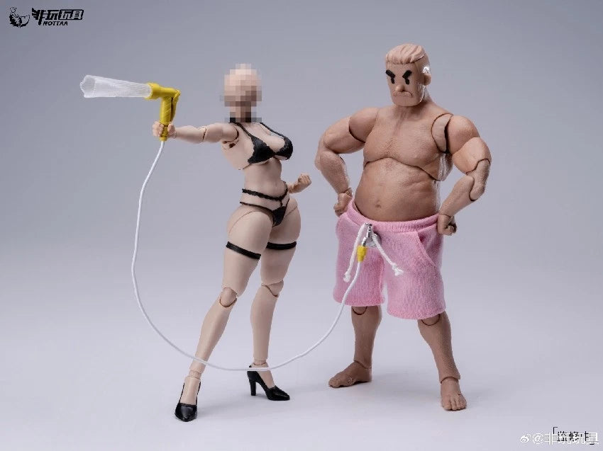 Nottaa Collection NT-04 Selina Female Body – 1/12 Scale (Yellow / One-Piece Neck)
