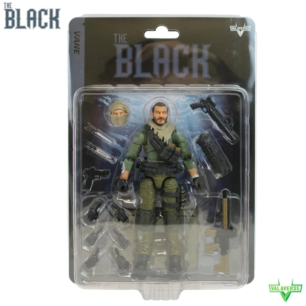 Valaverse Action Force The Black series Vane GI Joe 1/12 scale Action Figure