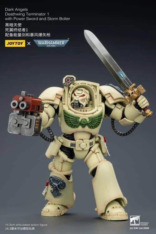 Warhammer 40k Joytoy Dark Angels Deathwing Terminators X 3 1/18 action figure UK