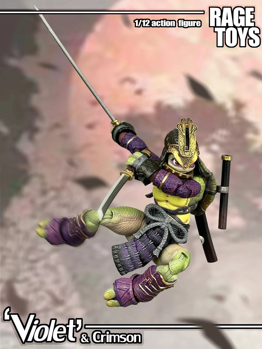 Rage Toys Samurai Force Turtle sisters Violet