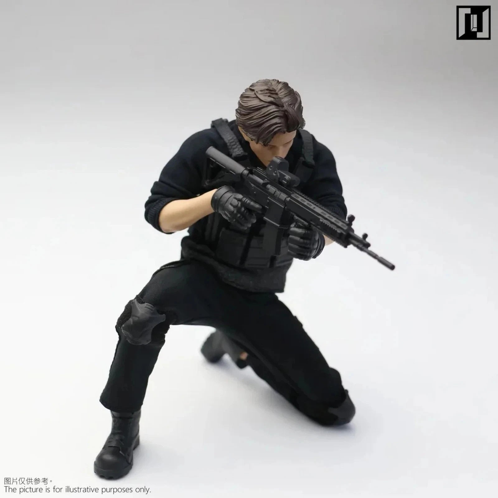 Mirrfig male soldier action body #1 1/12 scale action figure