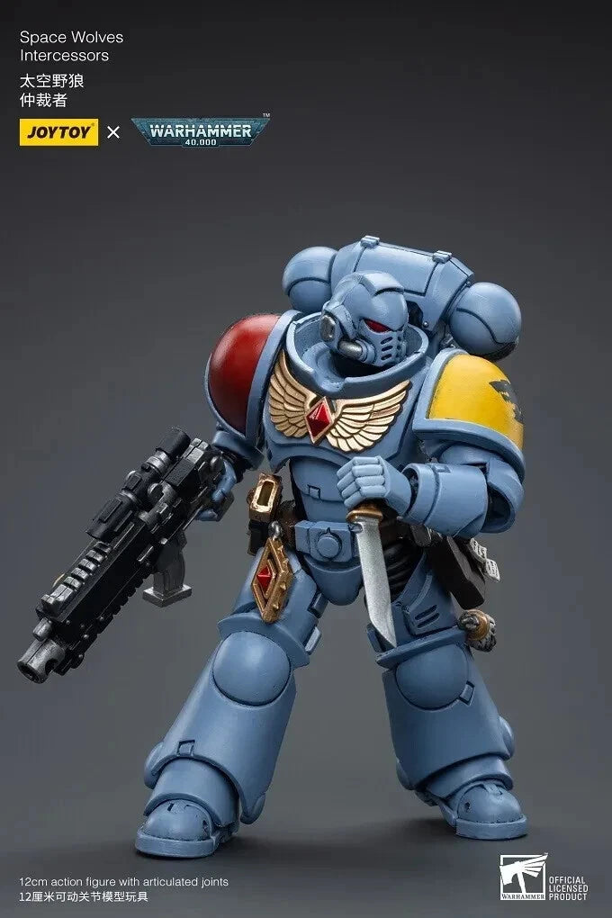 Warhammer 40K JoyToy Space Wolves Intercessor 1/18 Scale Action Figure