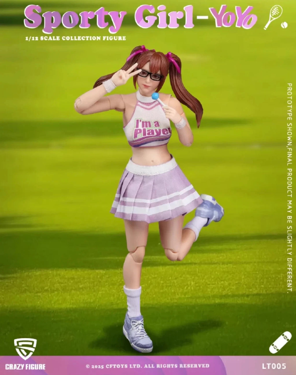 CFtoys Crazy Figure Sporty Girl Yoyo 1/12 Scale Action Figure UK