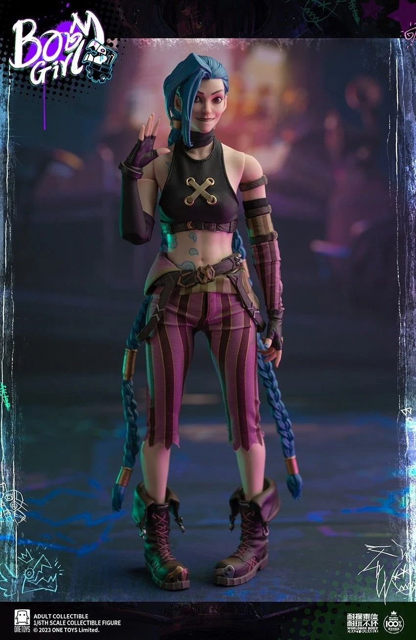 Onetoys Arcane League of Legends Jinx deluxe 1/6 scale action figure (12")