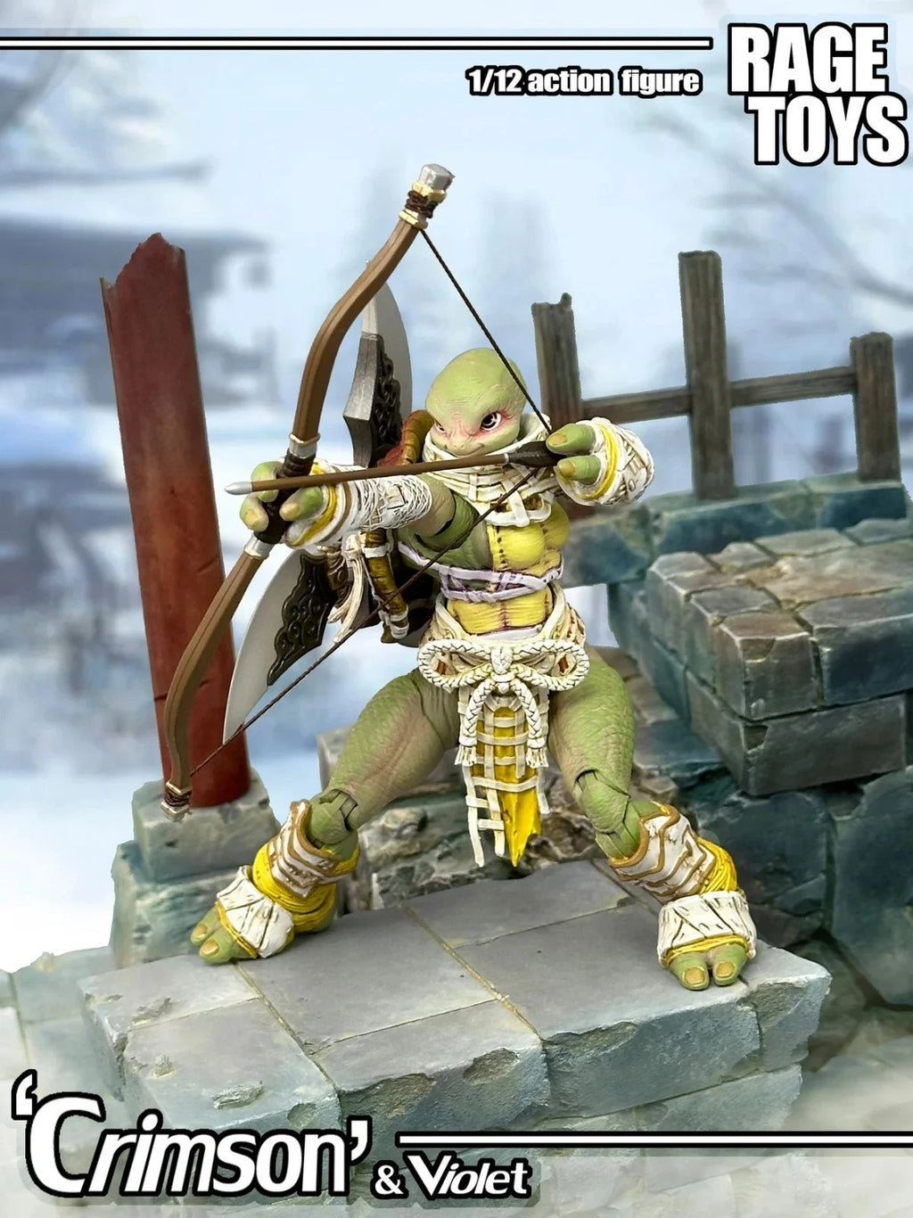 Rage Toys Samurai Force Turtle sisters Crimson