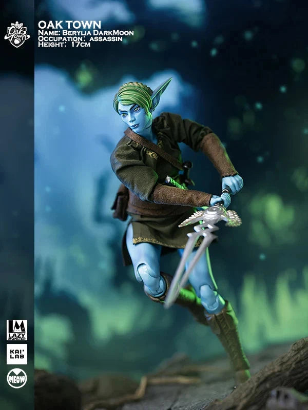 Lazy Monster Studio Oak Town Berylia Darkmoon Assassin 1/12 Scale Action Figure