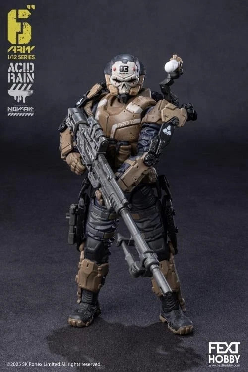 Acid Rain World: Novark Wave 1 four figures Fext 1/12 Scale Action Figures UK