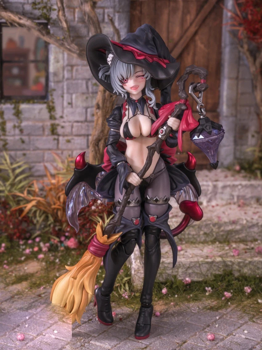 Hoshikawa Cat (black hair version) Ciyuanjuxiang Trainee Witch 1/12 figure