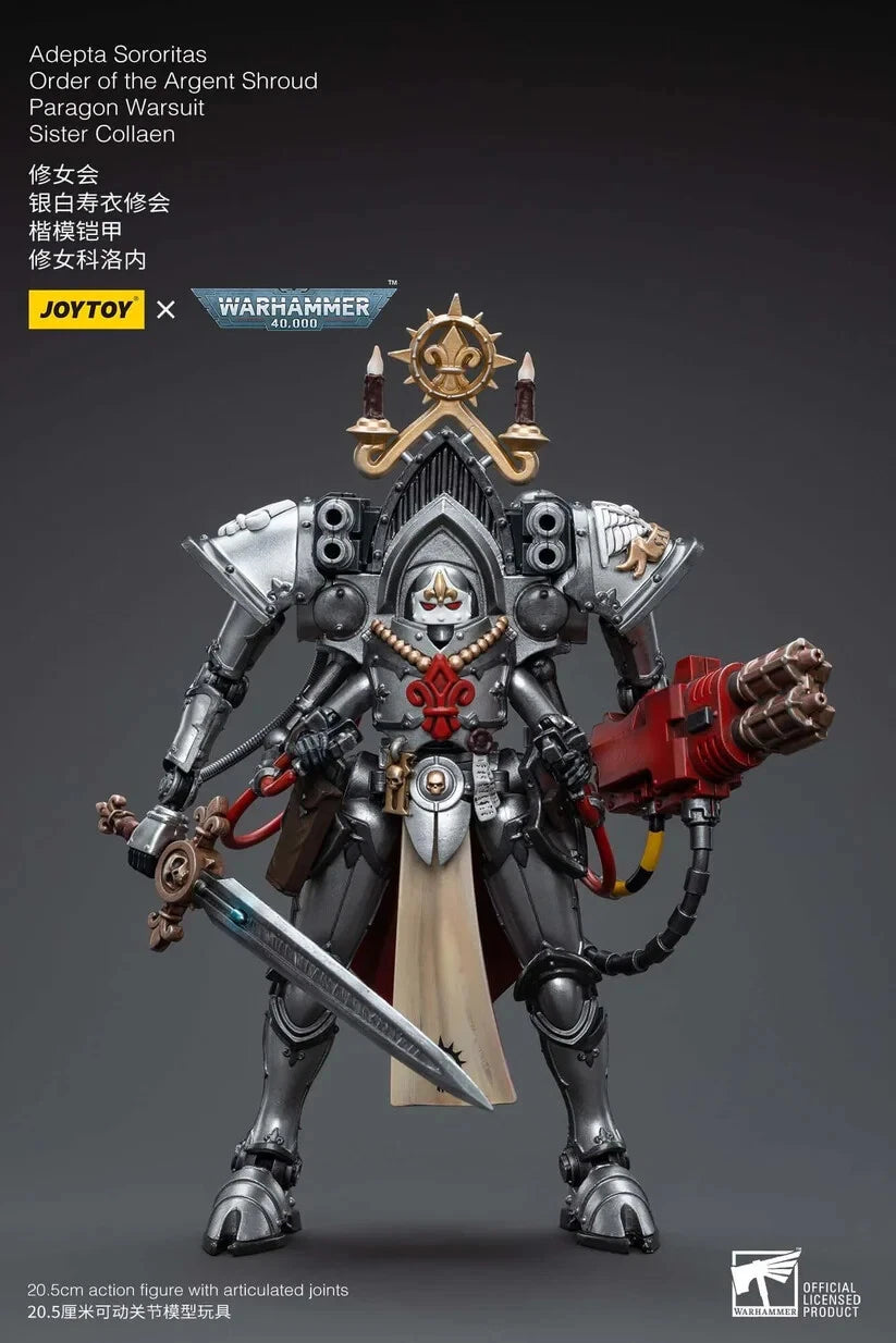 Warhammer 40K JoyToy Adepta Sororitas Paragon Warsuit Sister Collaen 1/18 Scale Action Figure