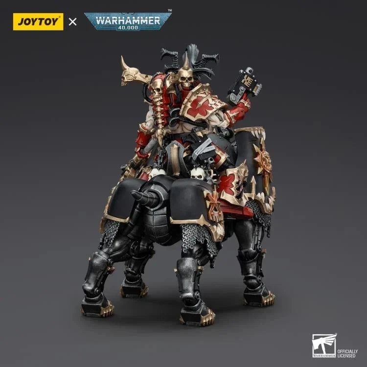 Warhammer 40K JoyToy World Eaters Lord Invocatus & Khorne Juggernaut 1/18 Scale Action Figure