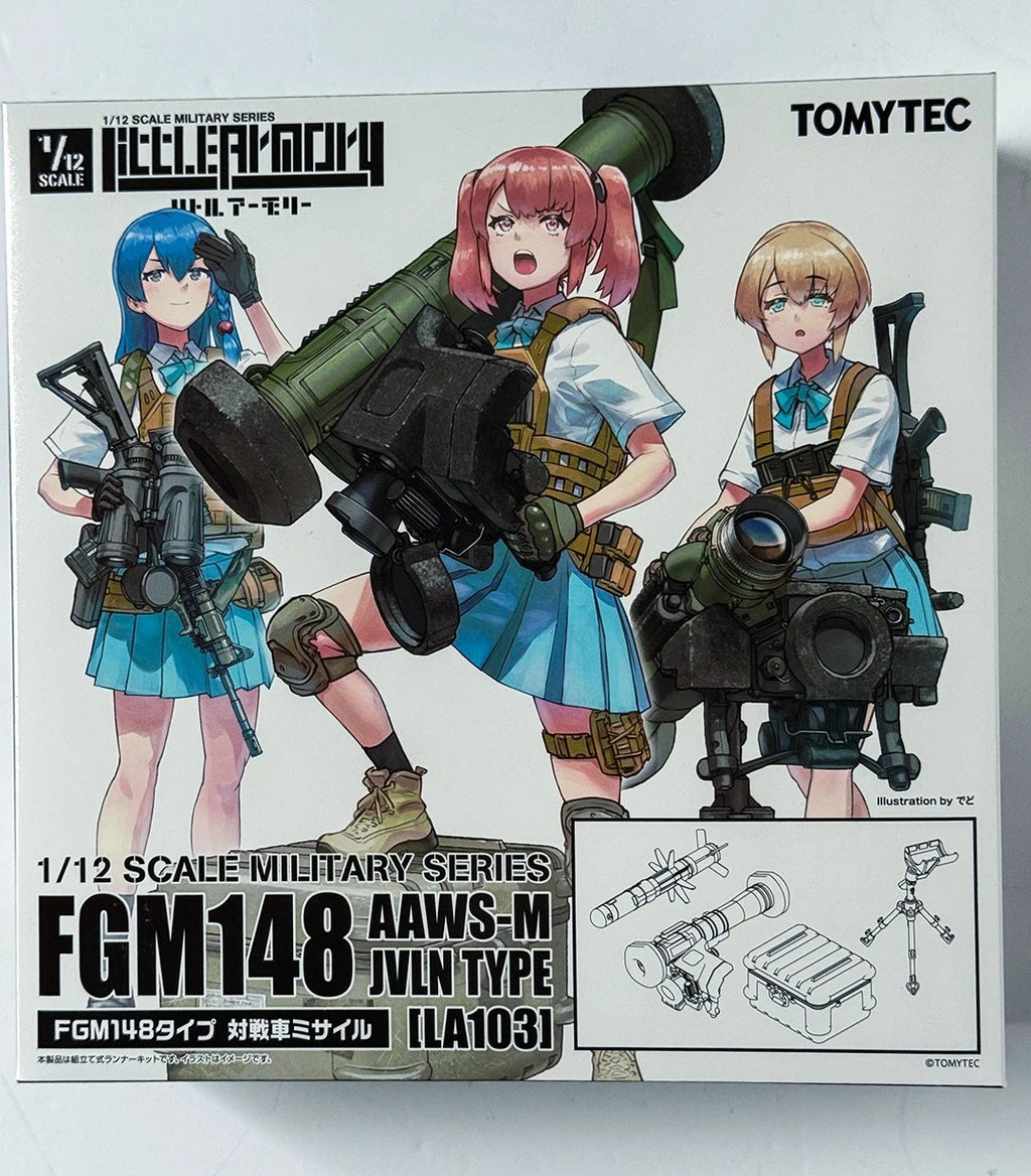 Tomytec Little Armory FGM-148 Javelin missile launcher 1 12 kit action figure UK