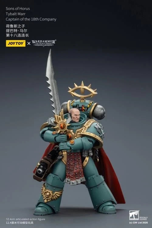 Warhammer 40k Joytoy Sons of Horus Captain Tybalt Marr 1 18 scale 30k UK