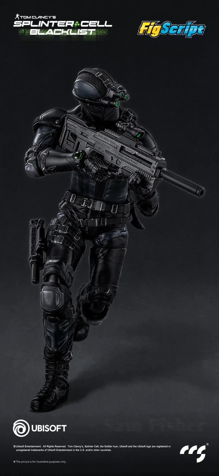 Figscript Sam Fisher Splinter Cell: Blacklist 1/12 scale action figure