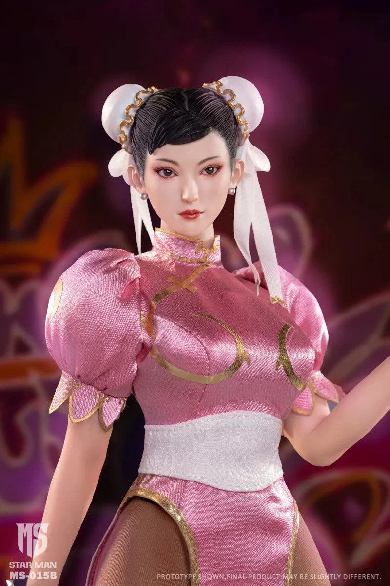 Star Man MS-015A Chun-Li Red Version 1/6 Scale Action Figure