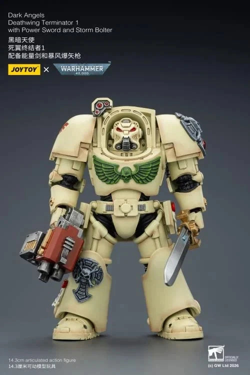 Warhammer 40k Joytoy Dark Angels Deathwing Terminators X 3 1/18 action figure UK