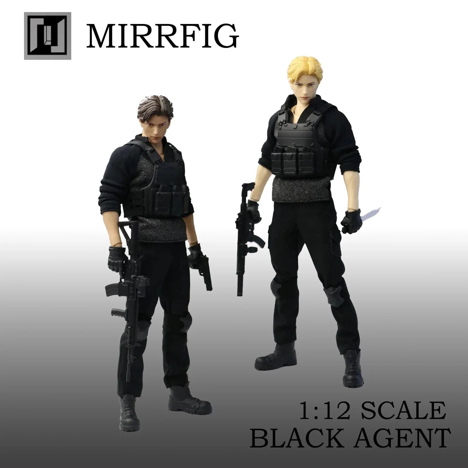 Mirrfig male soldier action body #2 1/12 scale action figure
