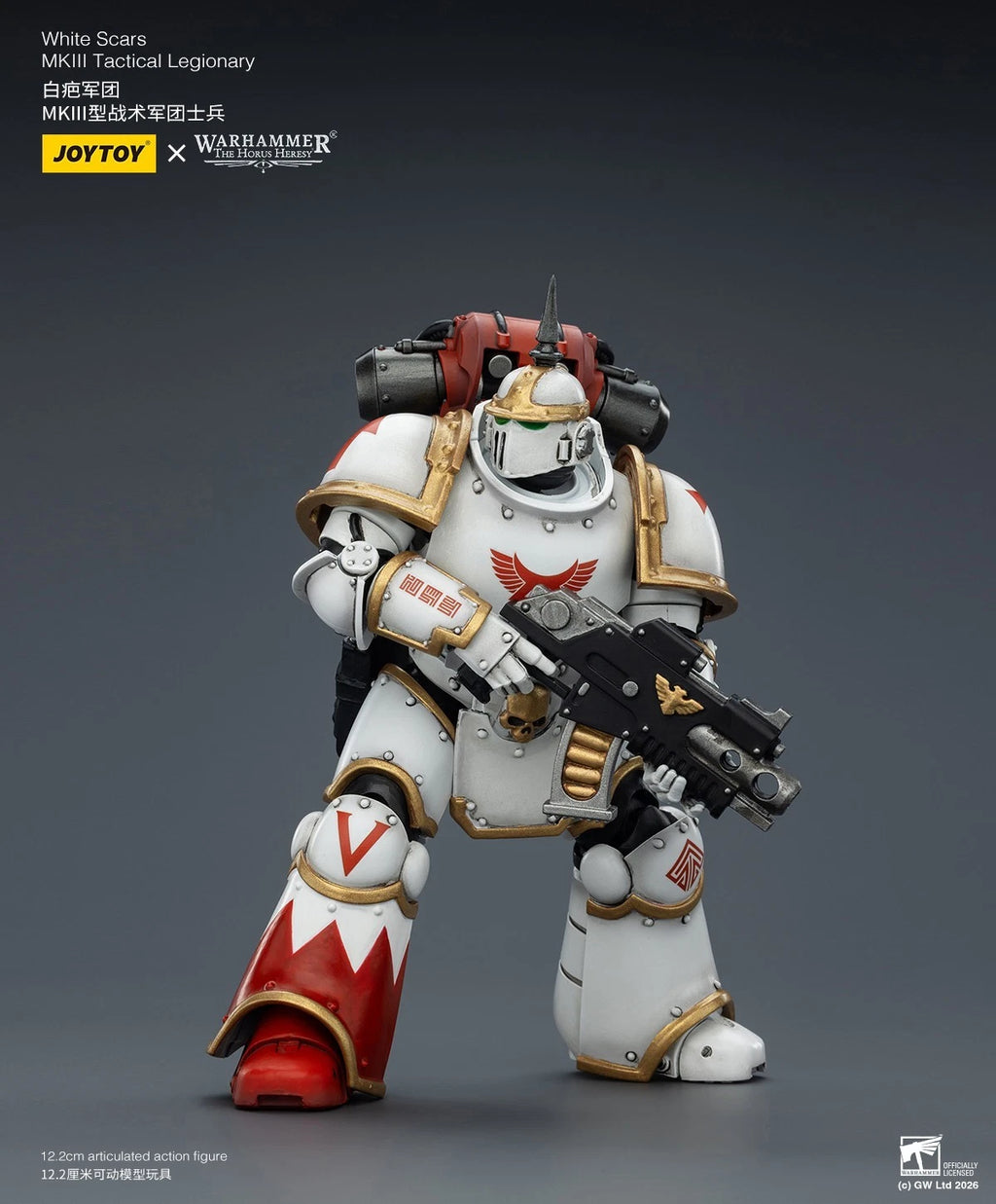 Warhammer: The Horus Heresy JoyToy White Scars MKIII Tactical Legionary 1/18 Scale Action Figure