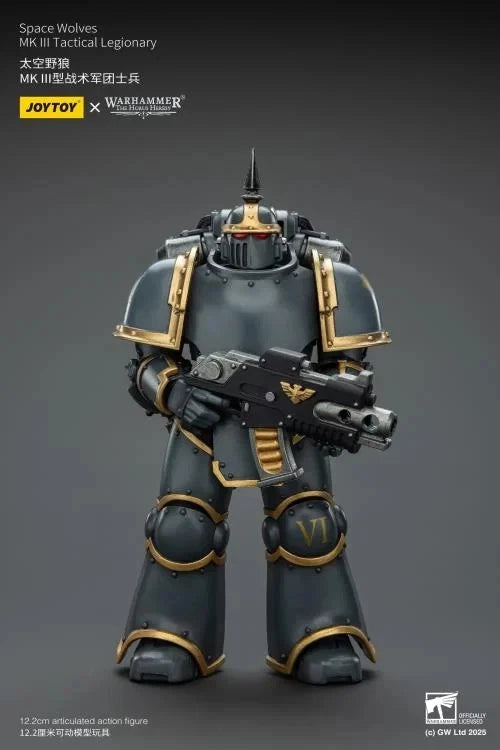 Warhammer: The Horus Heresy JoyToy Space Wolves MKIII Tactical Legionary 1/18 Scale Action Figure