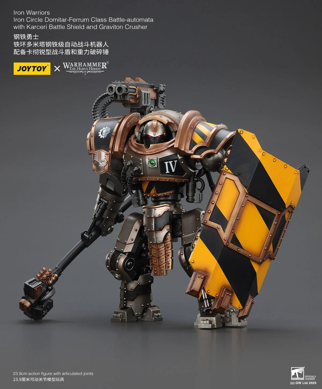Warhammer 40k Joytoy Iron Warriors Iron Circle robot 30k 1/18 action figure UK