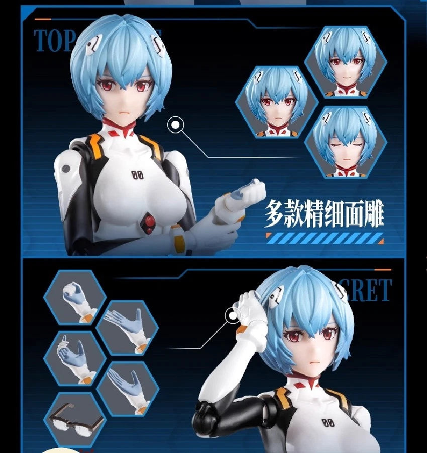 Blokees Evangelion Rei Ayanami 1/12 action figure kit UK