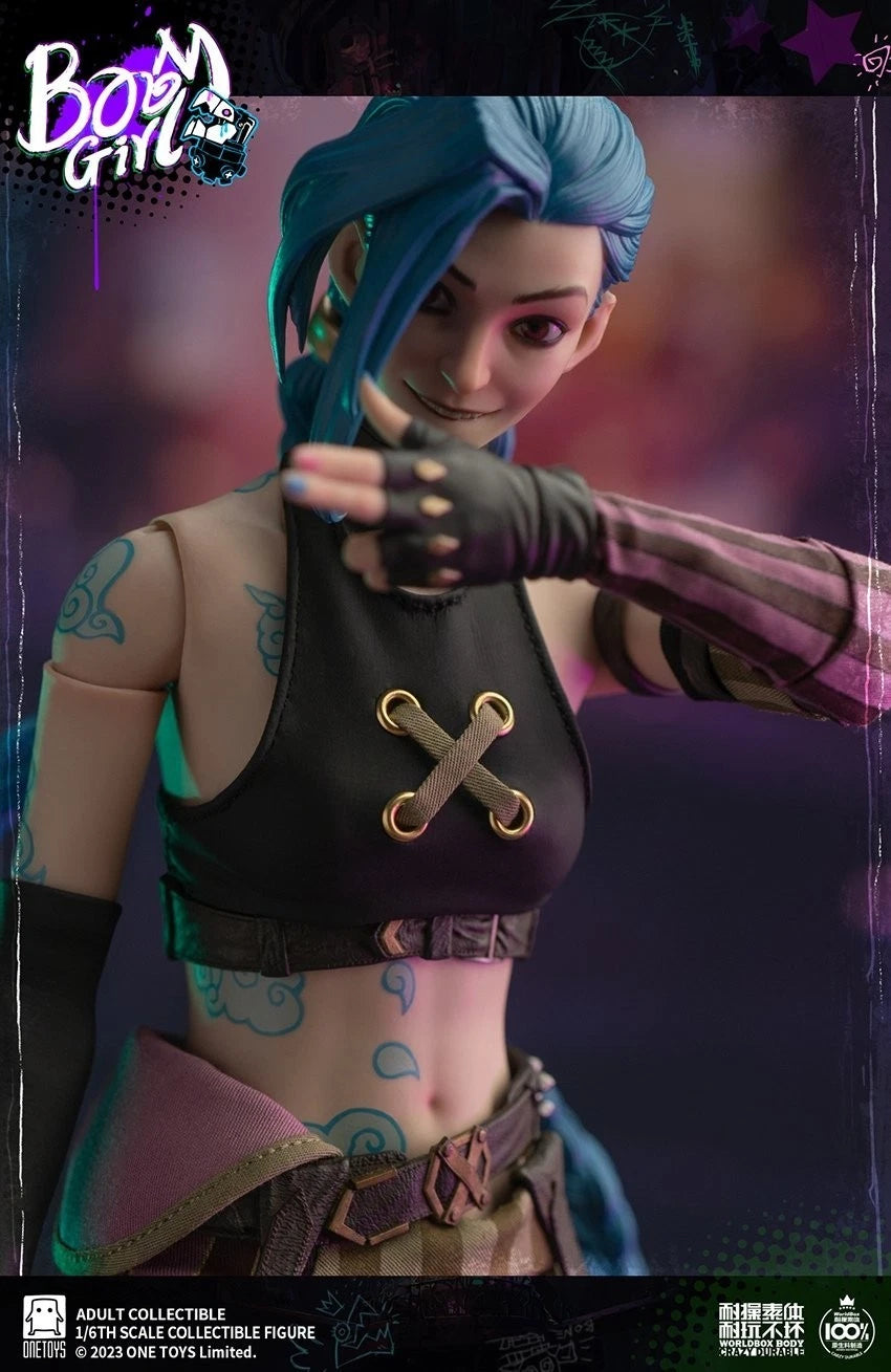 Onetoys Arcane League of Legends Jinx deluxe 1/6 scale action figure (12")