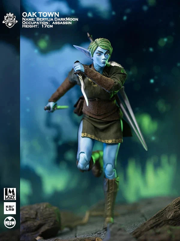 Lazy Monster Studio Oak Town Berylia Darkmoon Assassin 1/12 Scale Action Figure