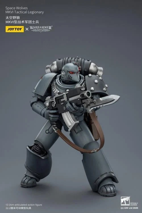 Warhammer: The Horus Heresy JoyToy Space Wolves MKVI Tactical Legionary 1/18 Scale Action Figure