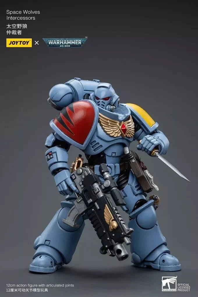 Warhammer 40K JoyToy Space Wolves Intercessor 1/18 Scale Action Figure