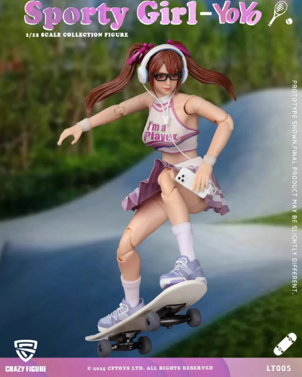 CFtoys Crazy Figure Sporty Girl Yoyo 1/12 Scale Action Figure UK