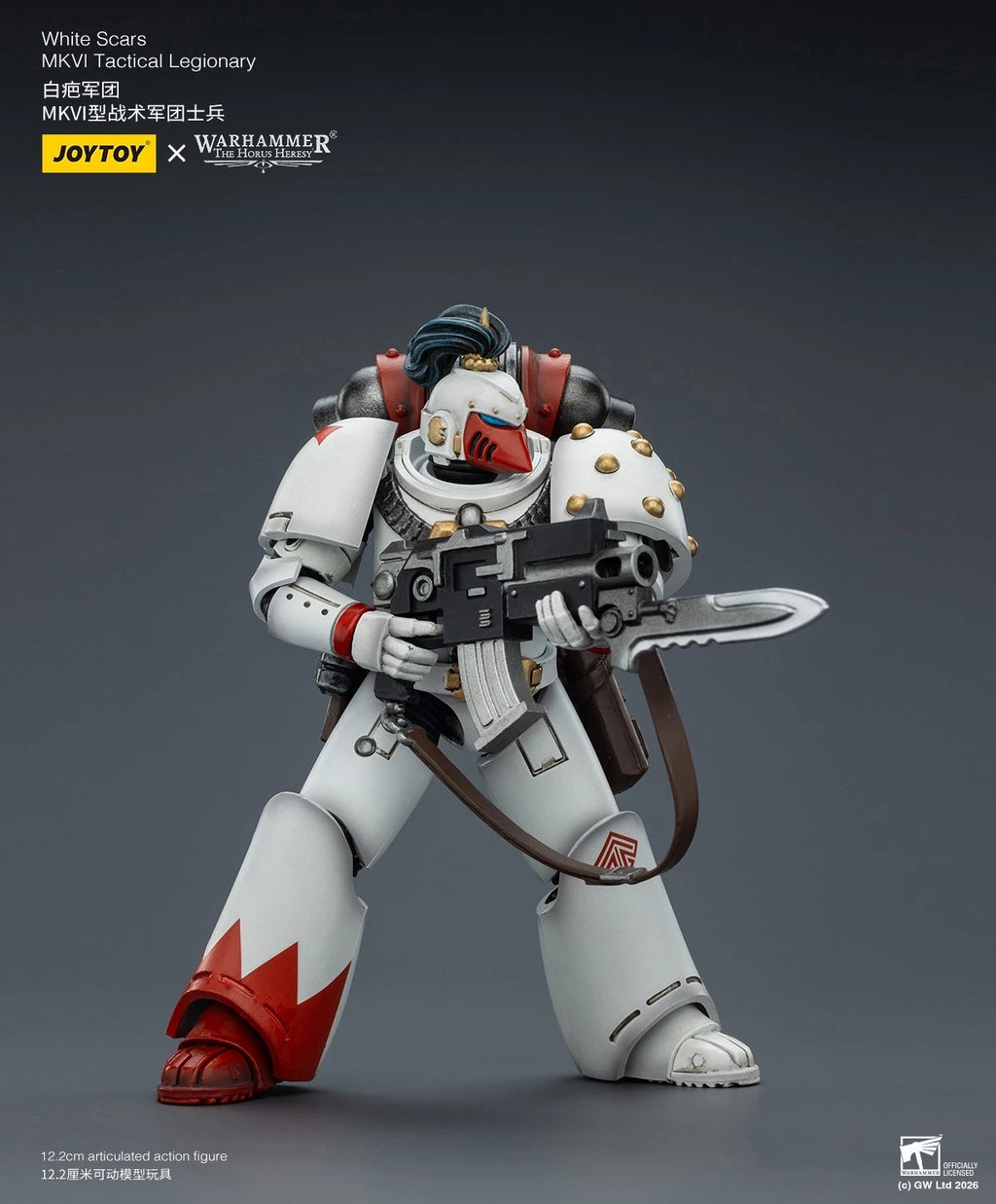 Warhammer: The Horus Heresy JoyToy White Scars MKVI Tactical Legionary 1/18 Scale Action Figure