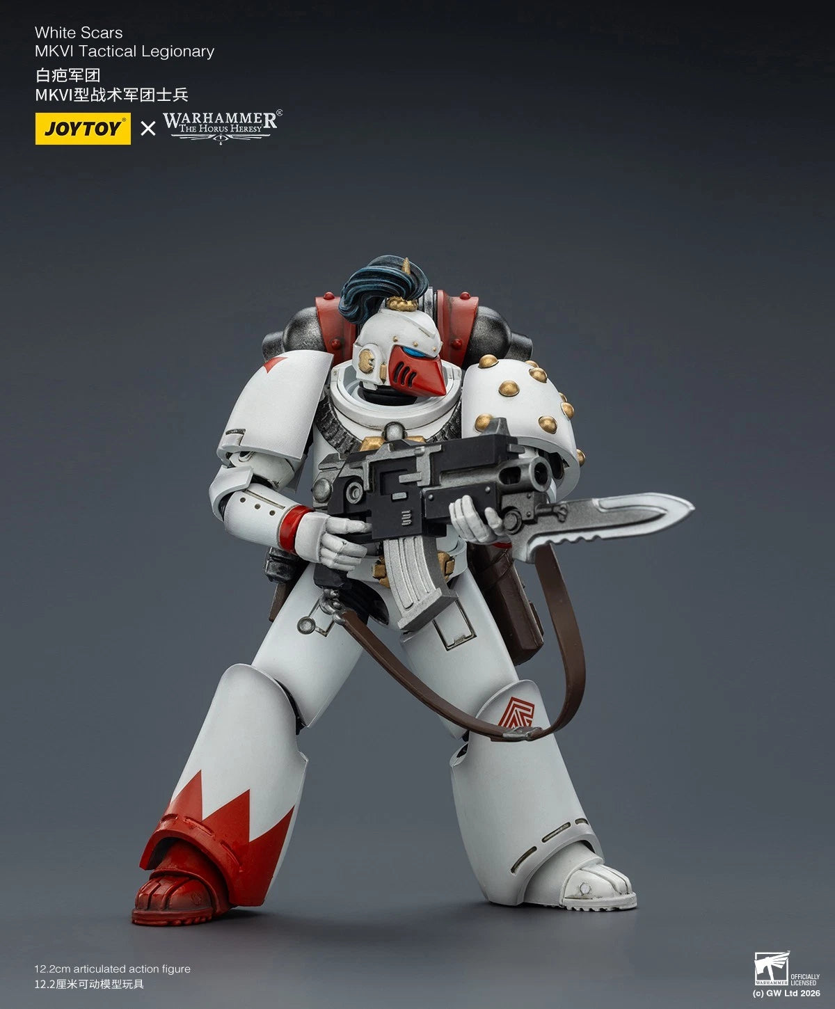 Warhammer: The Horus Heresy JoyToy White Scars MKVI Tactical Legionary 1/18 Scale Action Figure