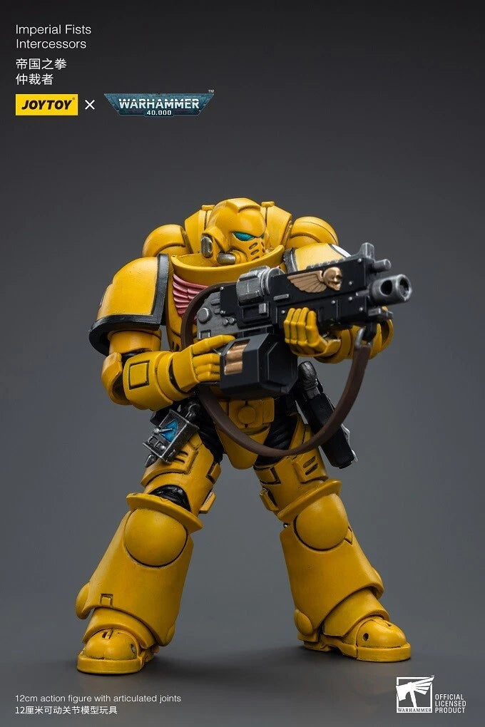Warhammer 40K JoyToy Imperial Fists Intercessor 1/18 Scale Action Figure