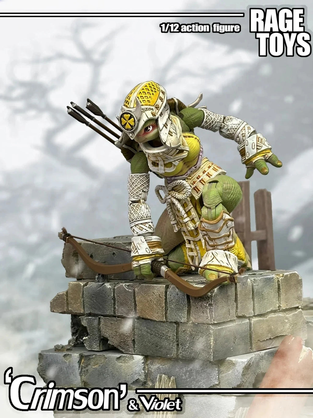 Rage Toys Samurai Force Turtle sisters Crimson